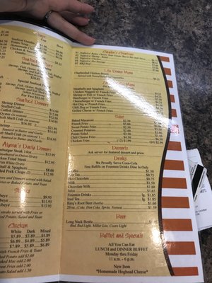 Penny's Cajun Hut Menu